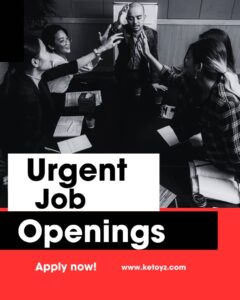 Urgent Job Openings